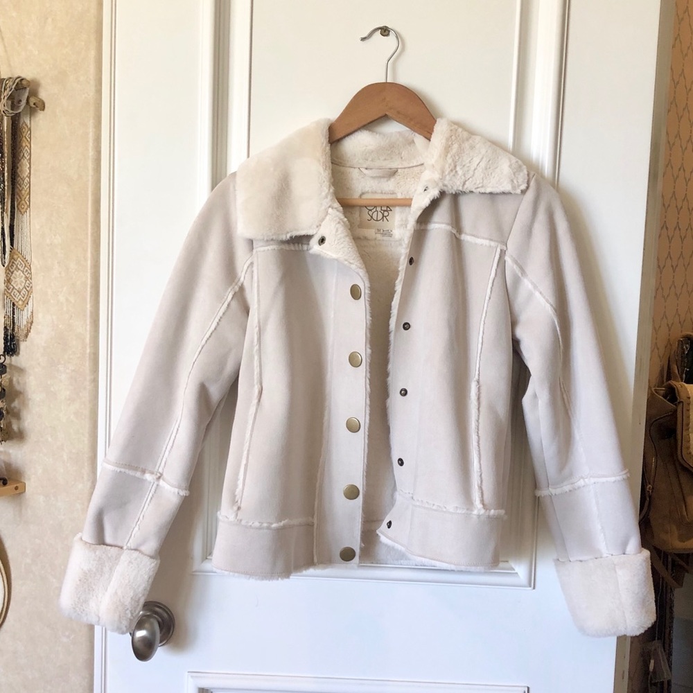 COPY - Super soft faux fur lined coat